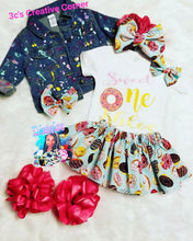 Load image into Gallery viewer, Girls Denim Birthday Set | 3C's Creative Corner™
