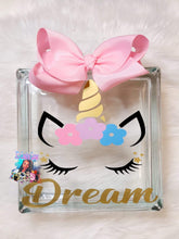 Load image into Gallery viewer, Personalized Glass Block Bank | 3C's Creative Corner
